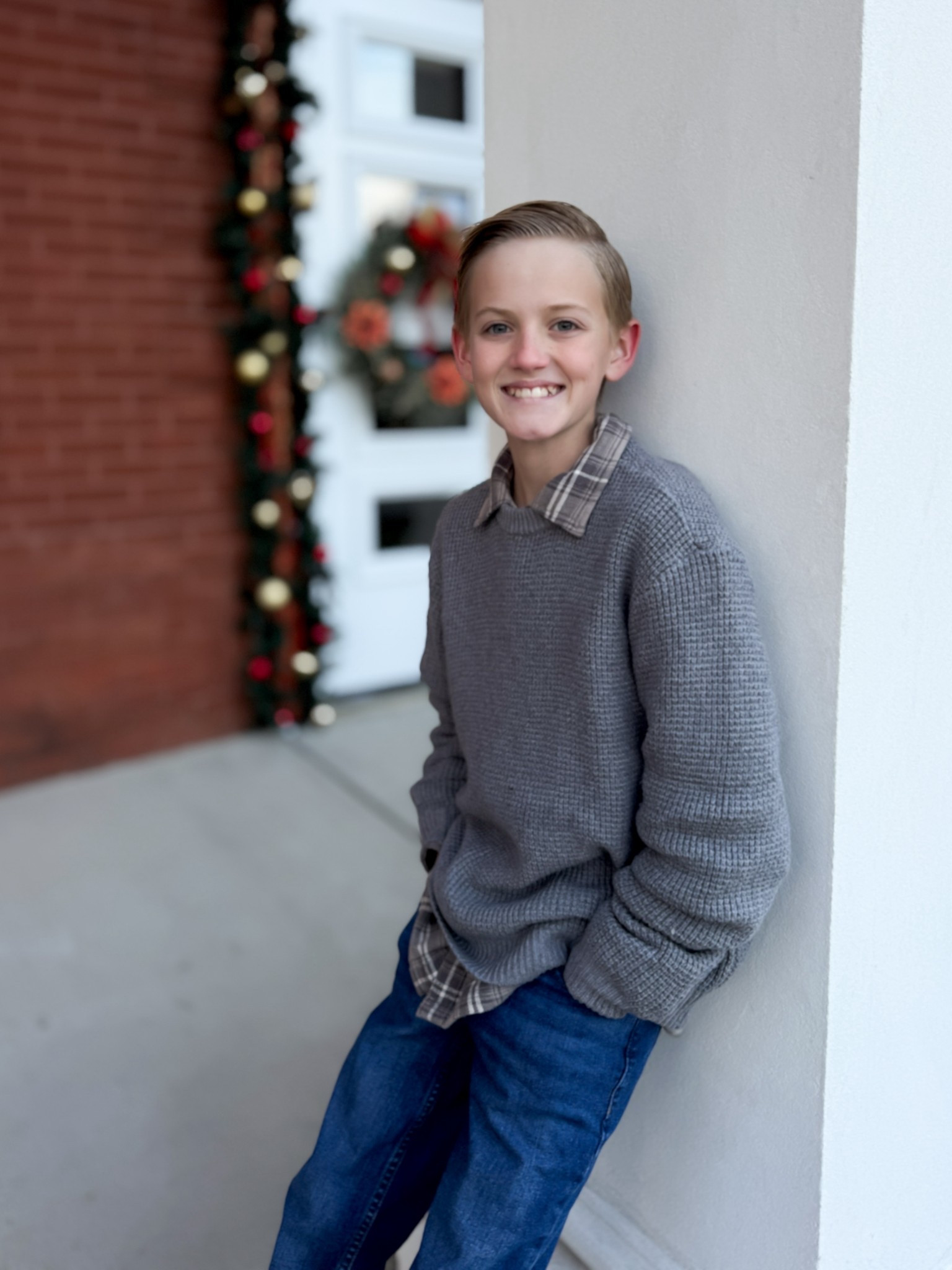 Christmas Card Photos, holiday outfits for kids. Love this flannel and sweater from Abercrombie. 

#LTKHoliday #LTKCyberWeek #LTKKids
