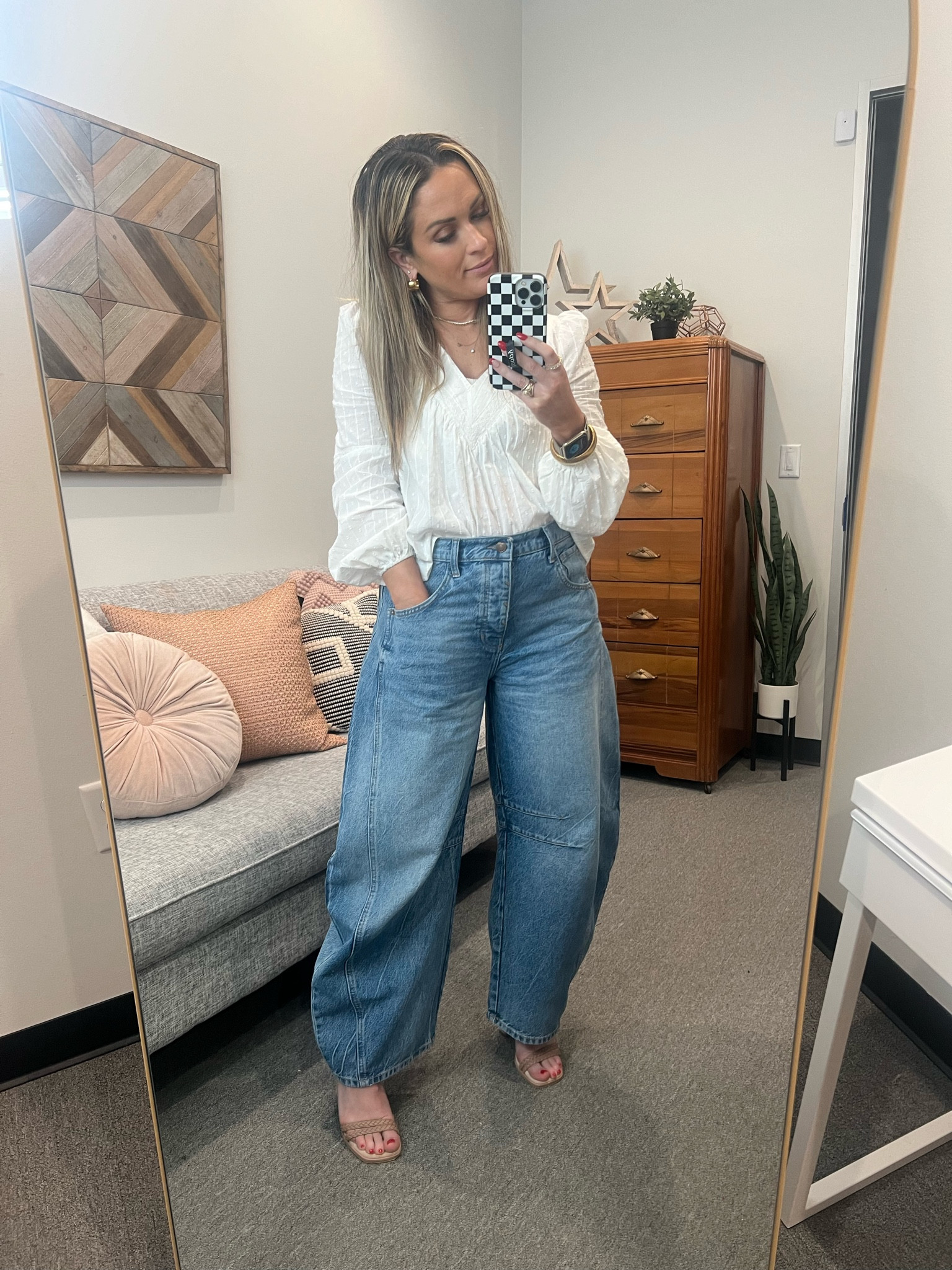 Barrel jeans from Free People 

#LTKstyletip #LTKMostLoved #LTKfindsunder100