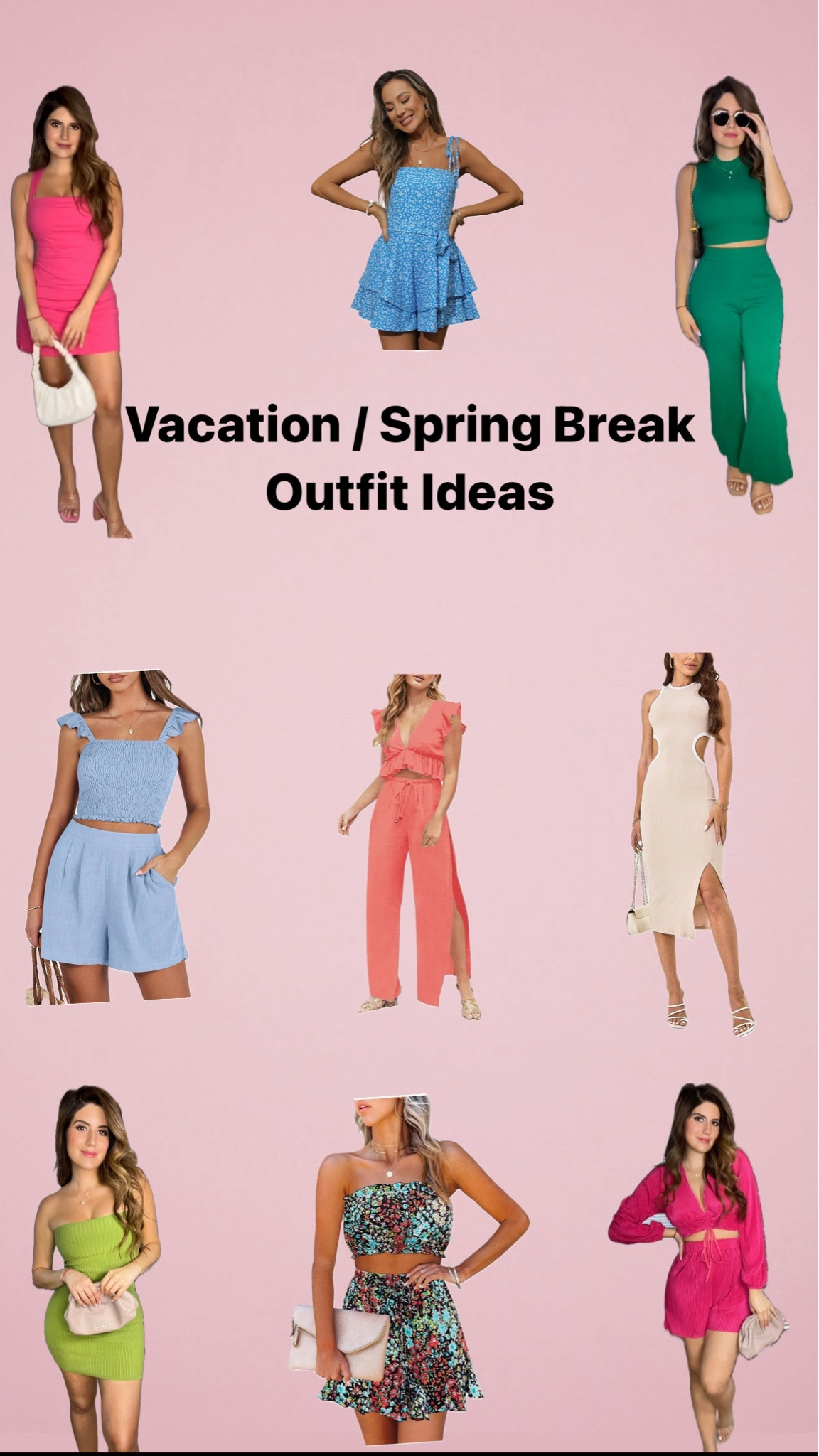 Spring break/ vacation outfit ideas 

#LTKtravel #LTKSeasonal #LTKstyletip