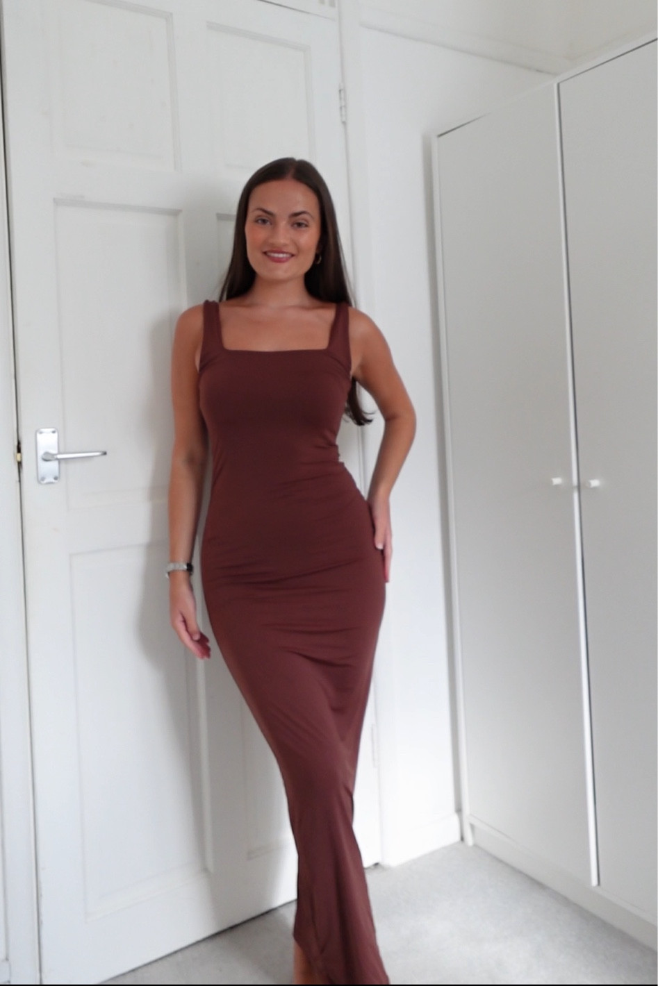 chocolate brown summer maxi dress🤎

#LTKstyletip #LTKuk #LTKsummer