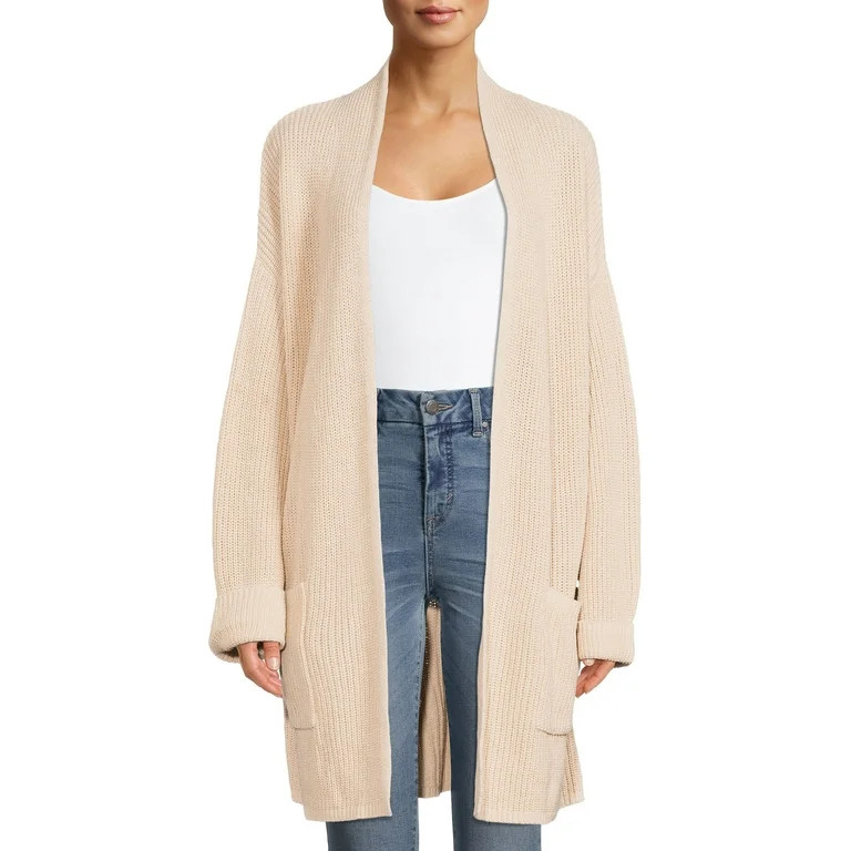 Time and Tru Shaker Cardigan | Walmart (US)
