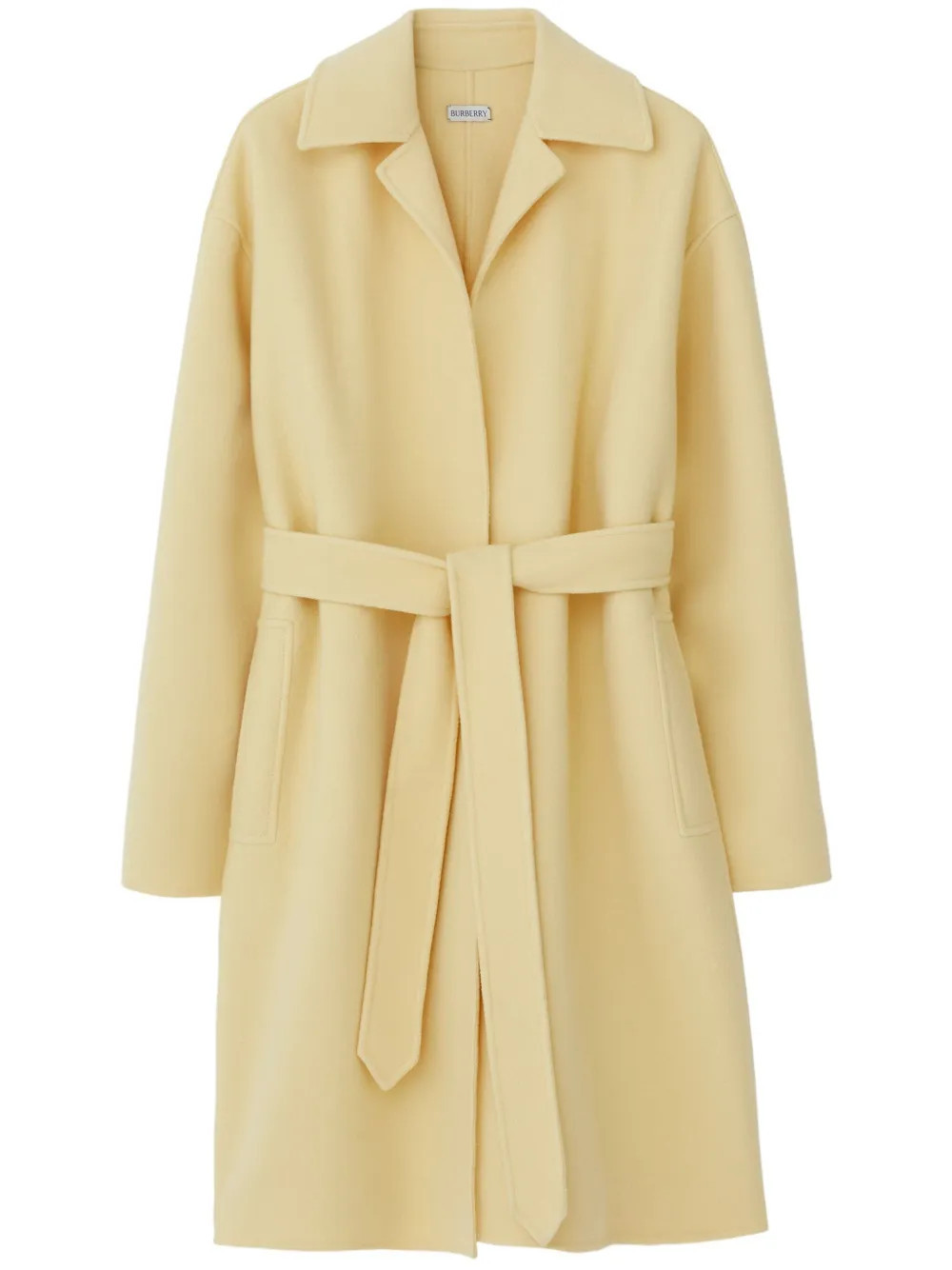 Burberry tied-waist cashmere wrap coat - Neutrals | Farfetch Global