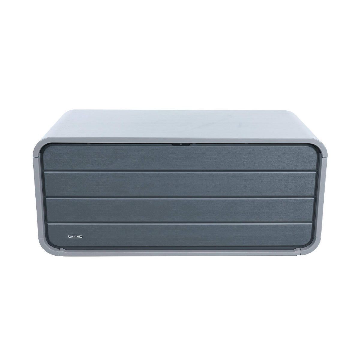 Lifetime 136 gal Modern Outdoor Storage Deck Box Storm Dust | Target