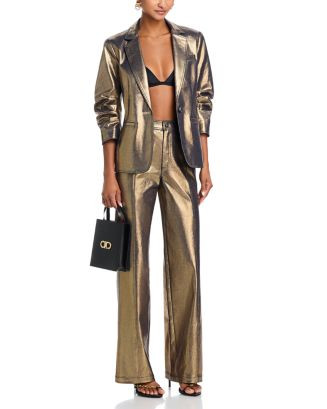 Khloe Metallic Blazer & Francine Metallic Pants | Bloomingdale's (US)