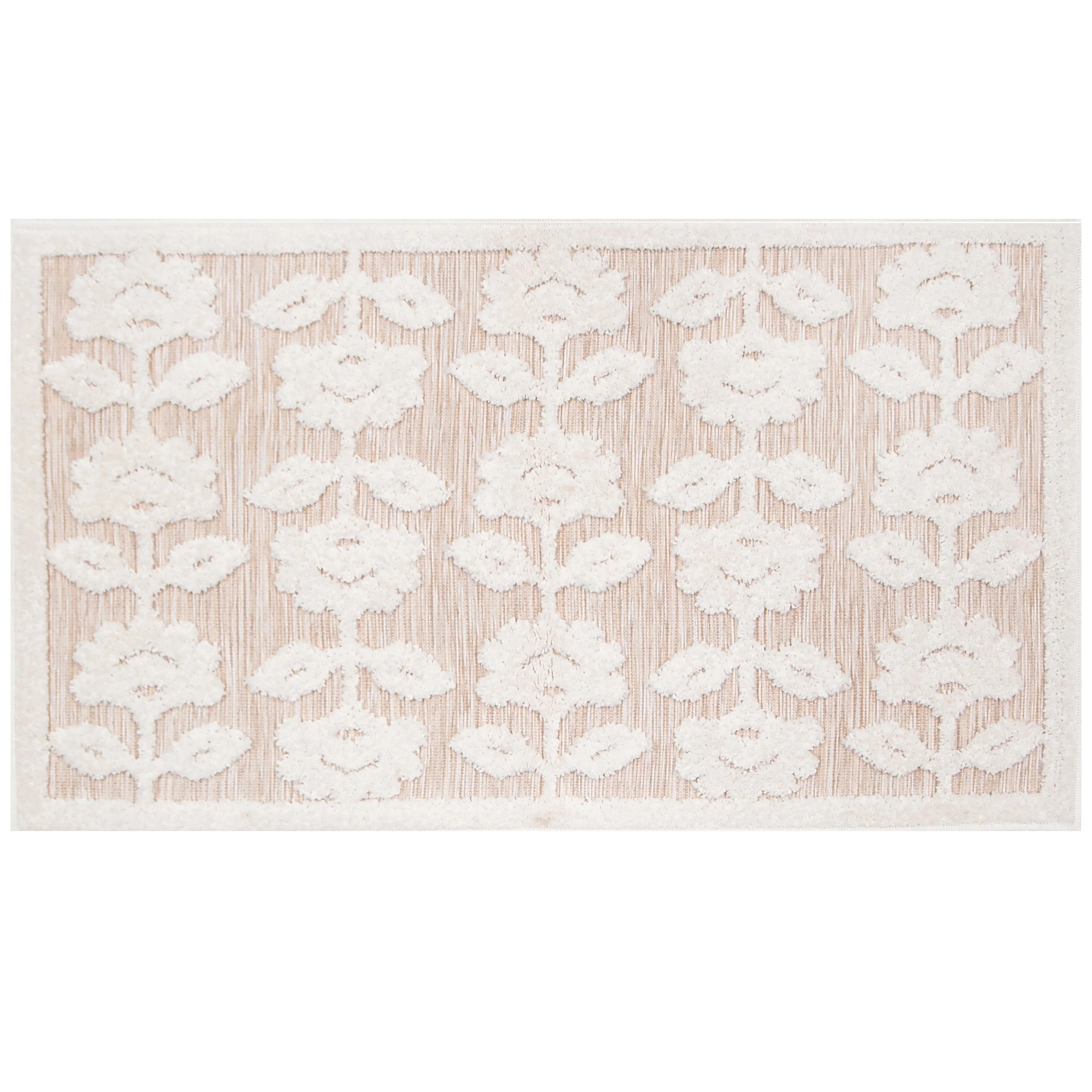 My Texas House Poppy 2' x 3' Driftwood Floral Indoor/Outdoor Area Rug | Walmart (US)