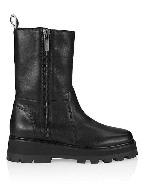 Jimmy Choo Bayu Leather Lug-Sole Ankle Boots | Saks Fifth Avenue