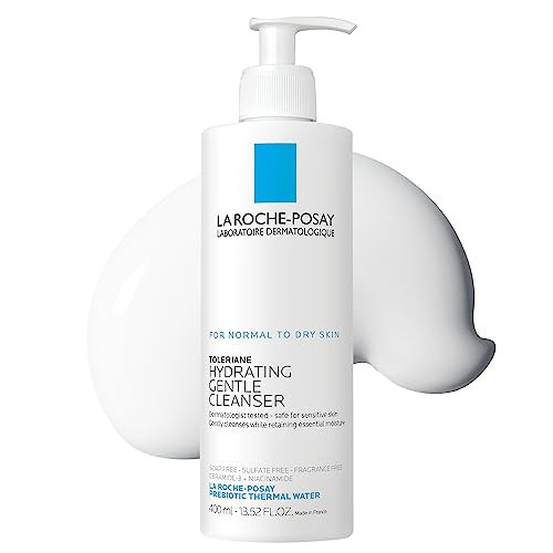 La Roche-Posay Toleriane Hydrating Gentle Face Cleanser, Daily Facial Cleanser with Niacinamide and Ceramides for Sensitive Skin, Moisturizing Face Wash for Normal to Dry Skin, Fragrance Free | Amazon (US)