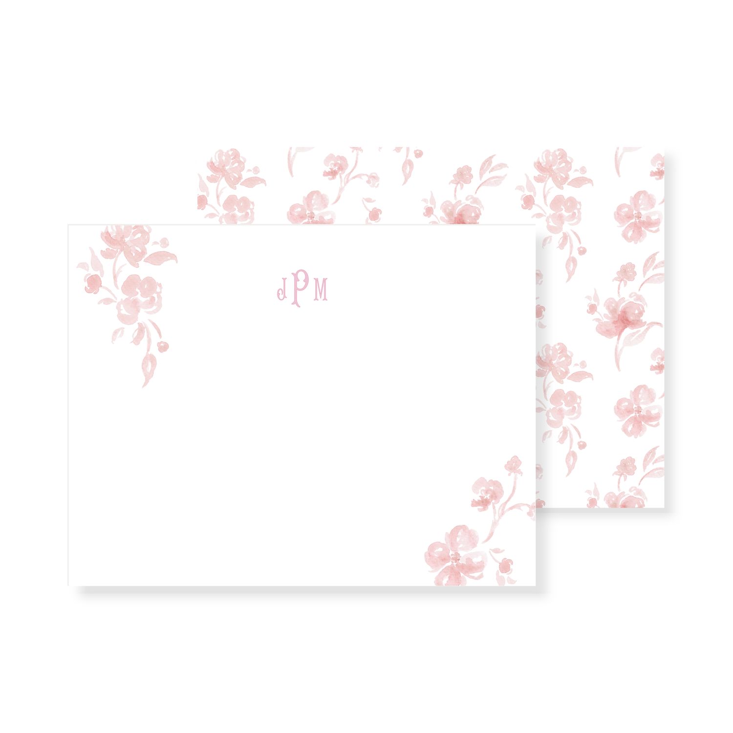 Pink Floral Personalized Stationery Set — Simply Jessica Marie | Simply Jessica Marie