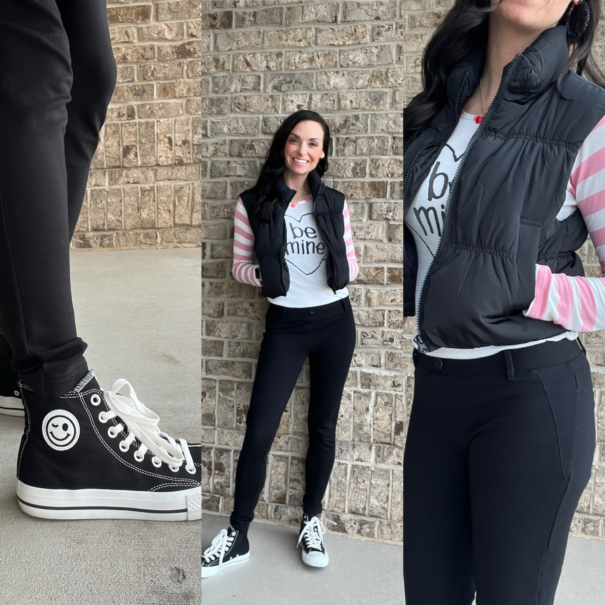 Simple Valentine outfit but these pieces would look cute with any outfit! 

#LTKstyletip #LTKSeasonal #LTKfindsunder50