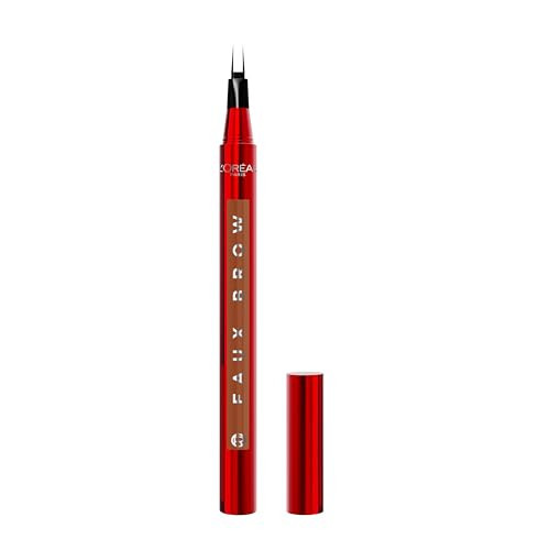 L'Oreal Paris Faux Brow, Hair-Like, Filling Eyebrow Pen with Double-Brush Tip, Fast & Precise Eyebrow Makeup, Auburn, 0.04 Fl Oz | Amazon (US)