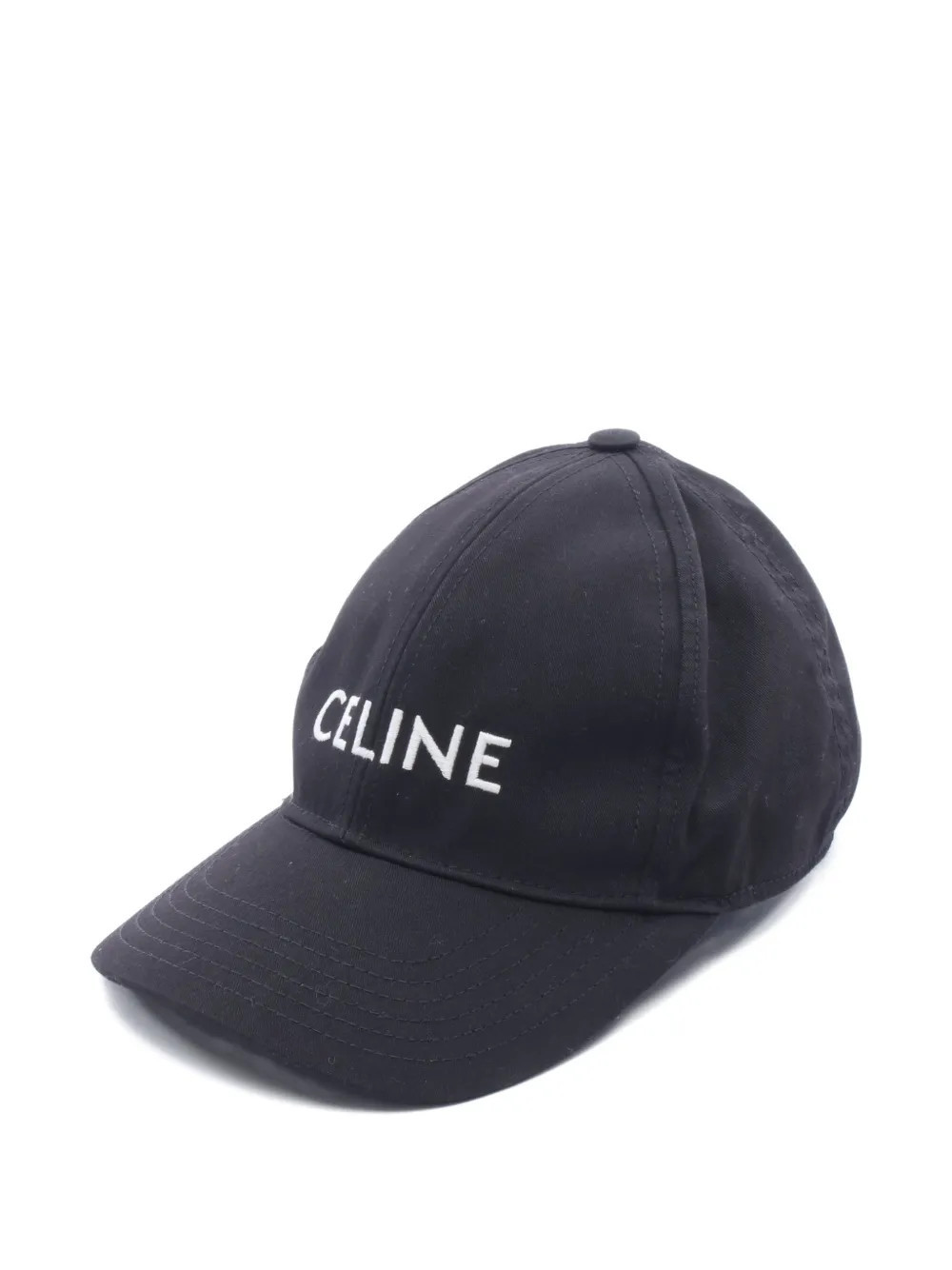 Celine Pre-Owned 2010s logo-embroidered baseball cap - Black | Farfetch Global