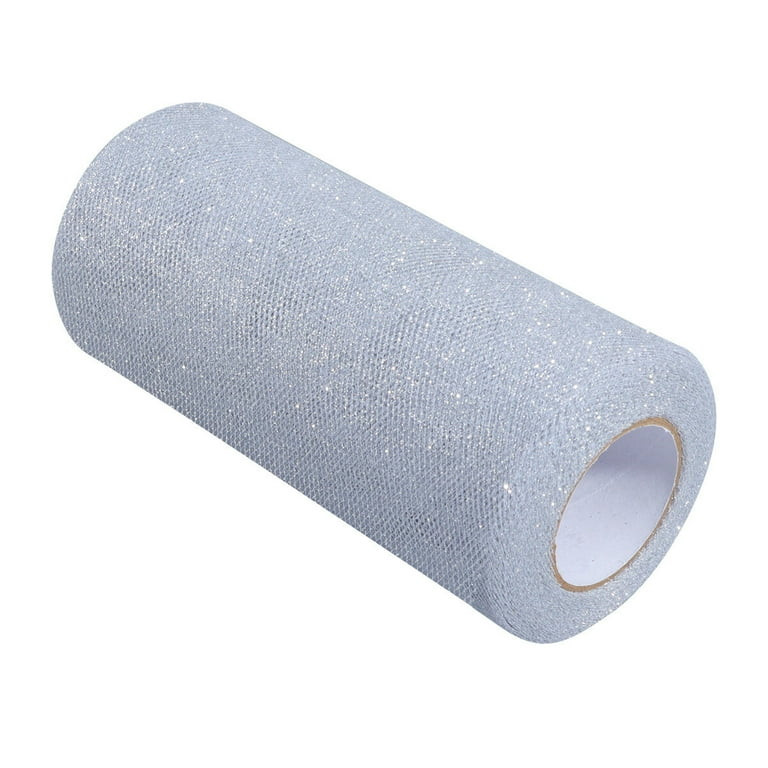 1 Roll 15CM 25 Yards Gauze Rolls Yarn Tulle Netting Rolls Glitter Fabric for Wedding Decoration B... | Walmart (US)
