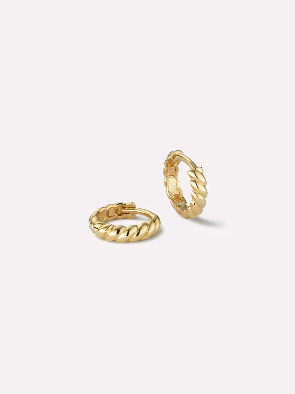 Twisted Hoop Earrings - Gold Twist Hoops | Ana Luisa
