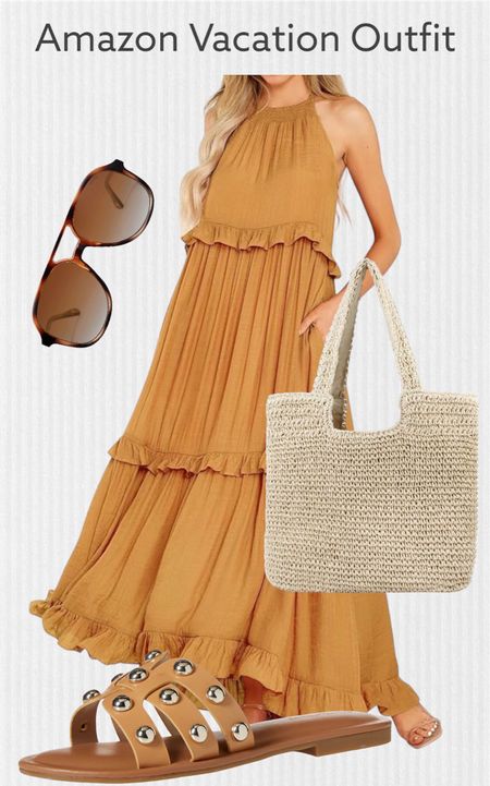 Amazon vacation outfit idea. 




Summer outfit, vacation outfit, beach outfit, beach bag, summer dress, Amazon outfit, Amazon dress, beach vacay, Amazon sunglasses, Sunnies, summer sandals #LTKFindsUnder50 

#LTKFindsUnder100 #LTKSeasonal #LTKStyleTip