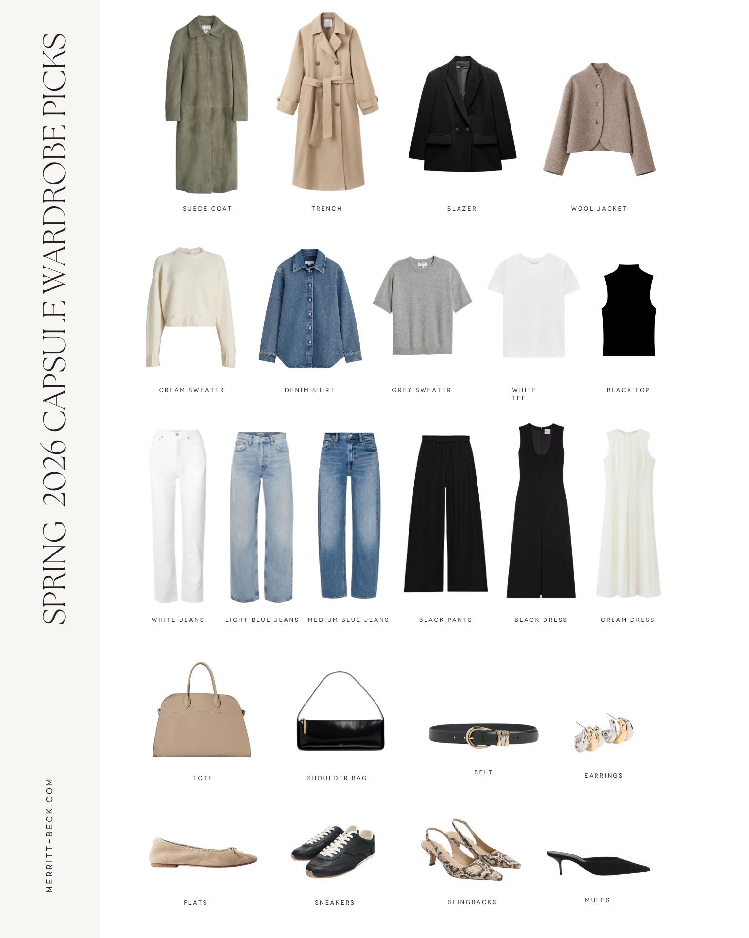 Shop my Spring 2026 Capsule Wardrobe! 