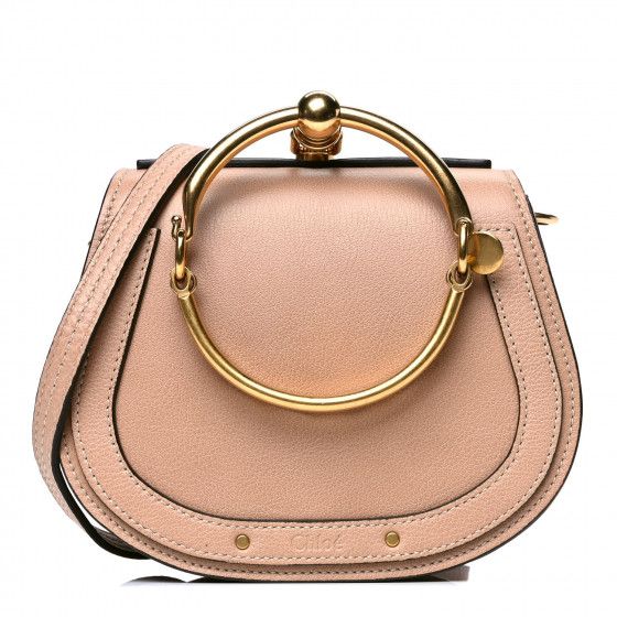 CHLOE

Calfskin Suede Small Nile Bracelet Bag Biscotti Beige | Fashionphile