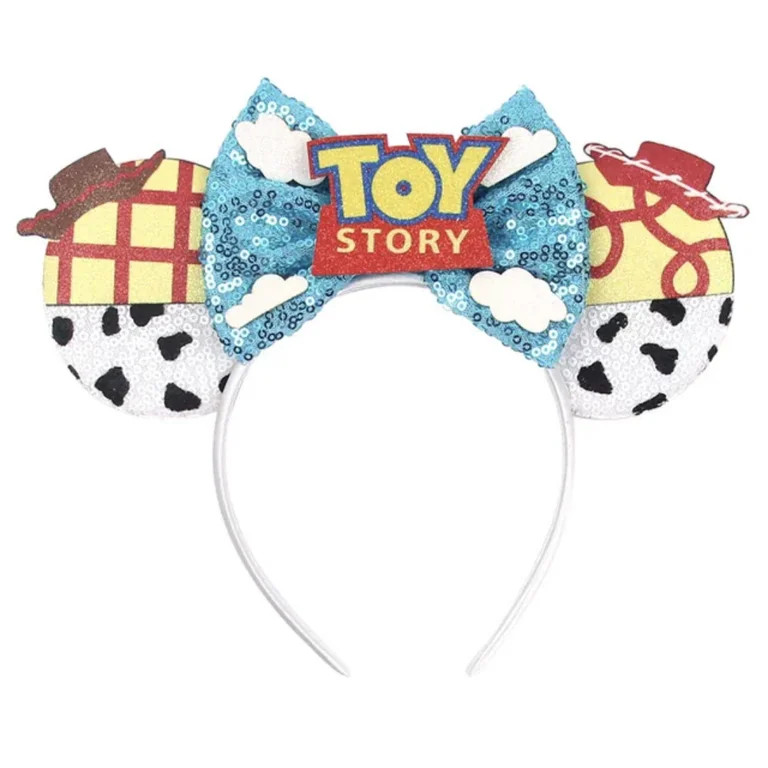 Toy Sequin Mickey Minnie Ears Headband / Minnie Inspired Princess Ears / Minnie Headband | Walmart (US)