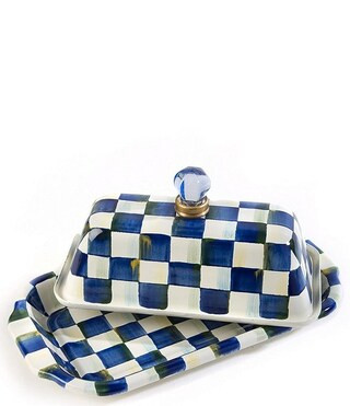 Check® Enamel Butter Box | Dillard's