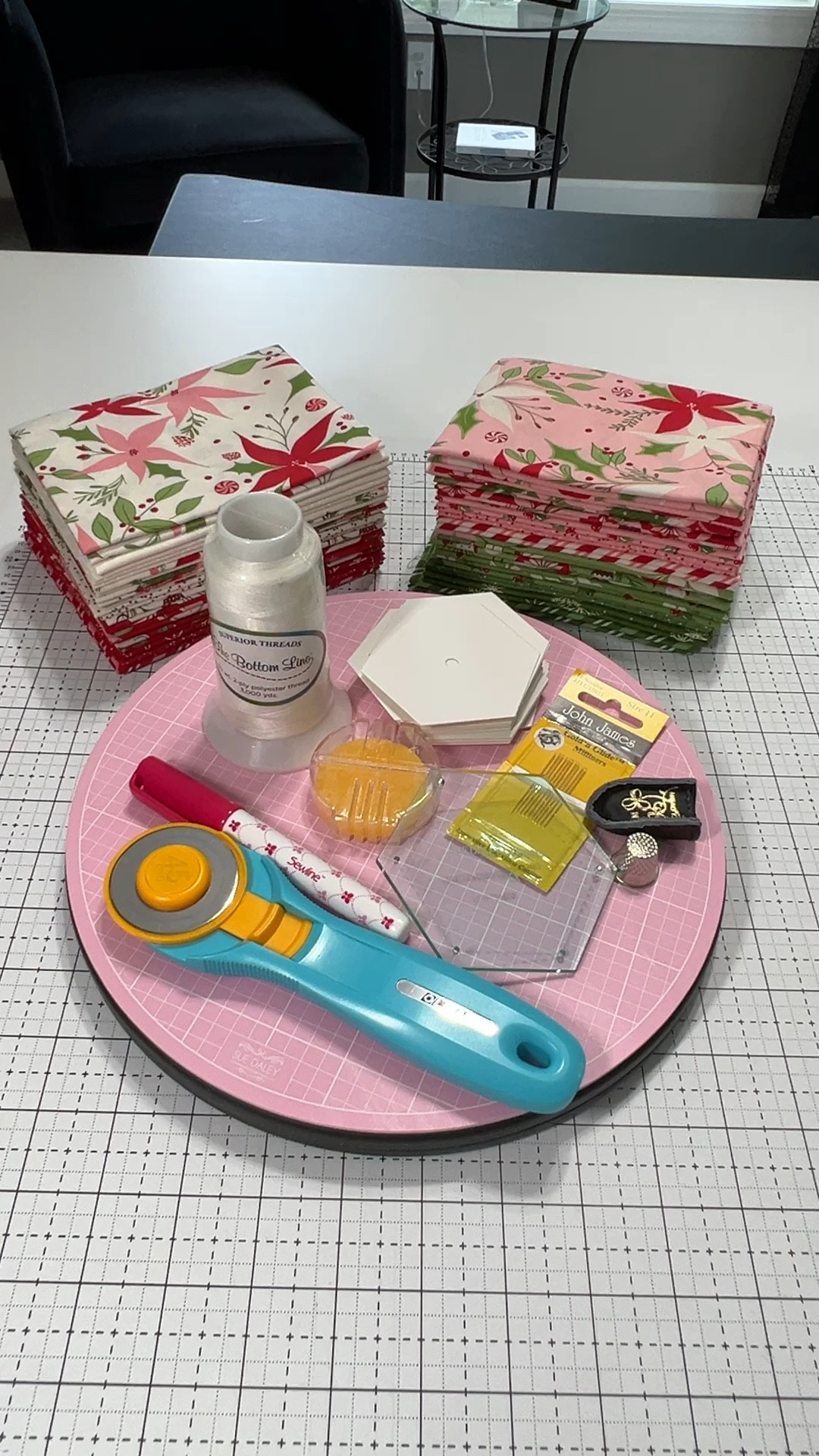 Hexi quilt supplies 

#LTKHome #LTKVideo