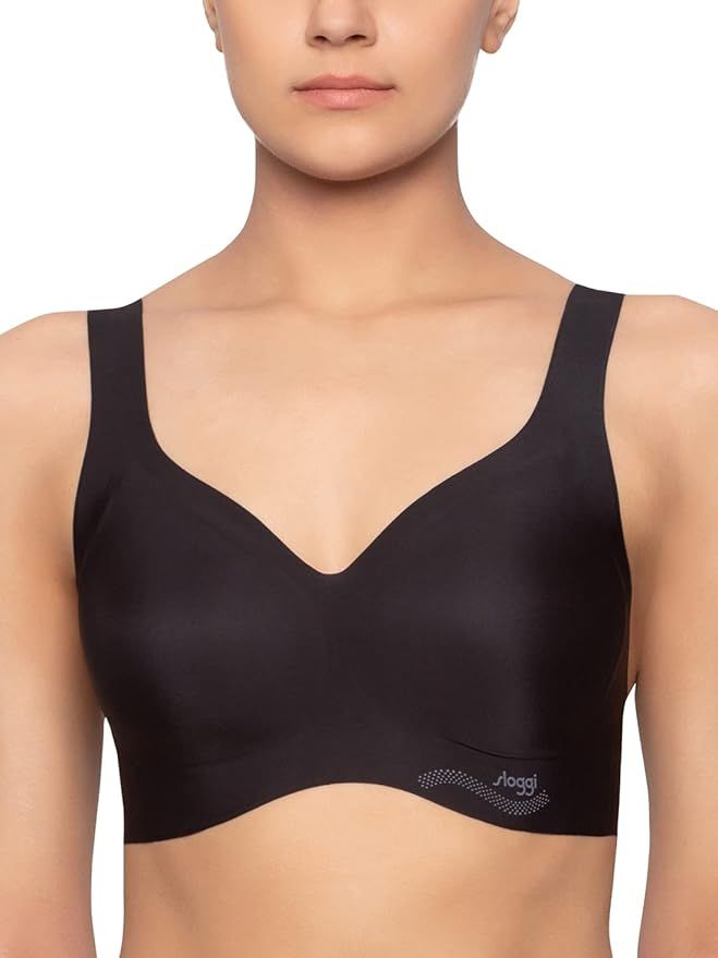 sloggi Women’s Zero Feel Bralette. Wireless and completely invisible under clothes, made from f... | Amazon (UK)