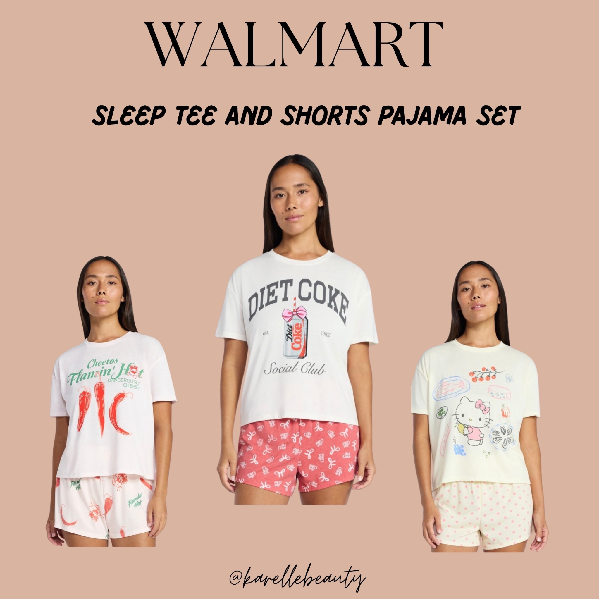 Sleep Tee and Shorts Pajama Set. 

#LTKPlusSize #LTKSeasonal