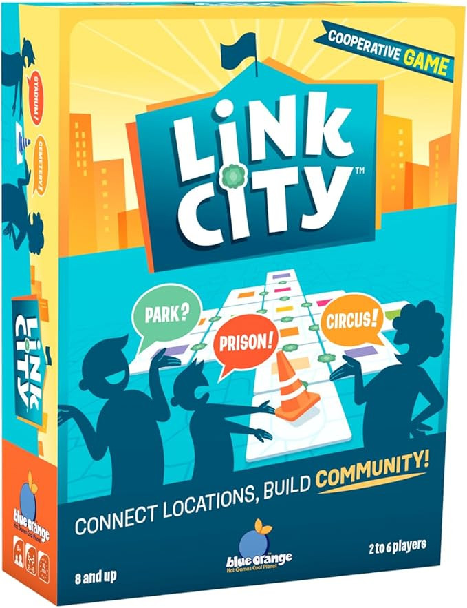 Link City Board Game - Family or Adult Cooperative Party City Building Game for 2 to 6 Players by... | Amazon (US)