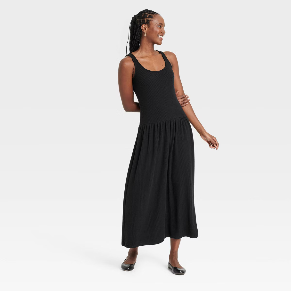 Women's Drop Waist Knit Midi Slip Dress - Universal Thread™ | Target