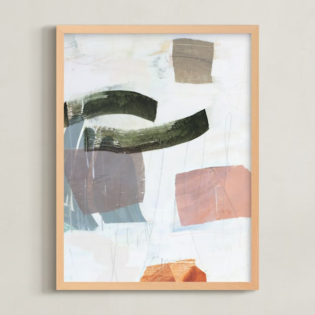 "Monuments 2" - Mixed Media Limited Edition Art Print by Jennifer Daily. | Minted