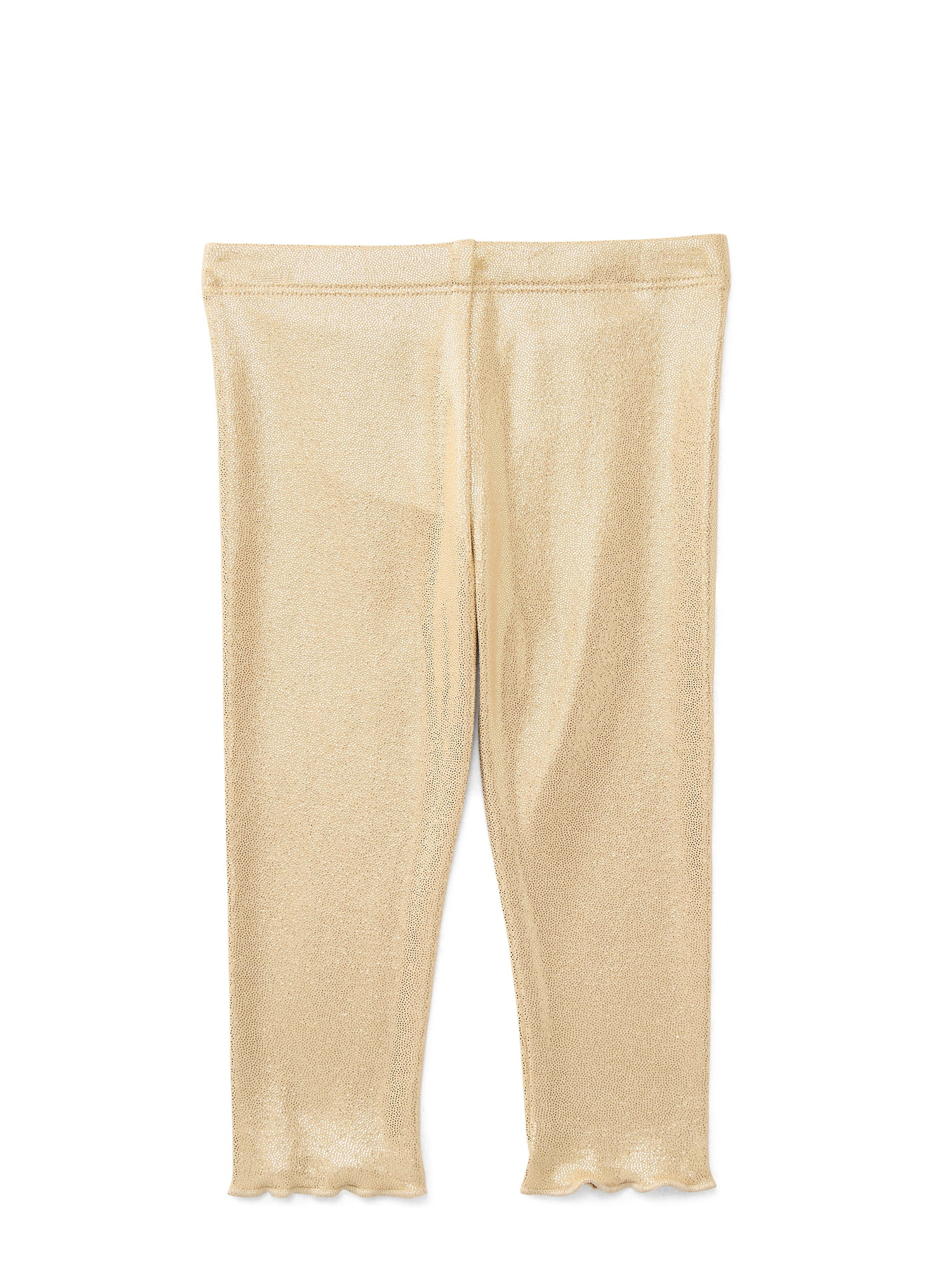 Garanimals Baby Girls Holiday Foil Leggings with Lettuce Edge, Sizes 0-24 Months | Walmart (US)