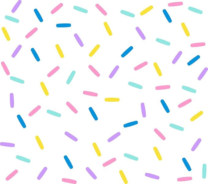 Easu Sprinkles Fabric Wall Decals Mini Bar Stickers Confetti Wall Decal Removable Peel and Stick ... | Amazon (US)