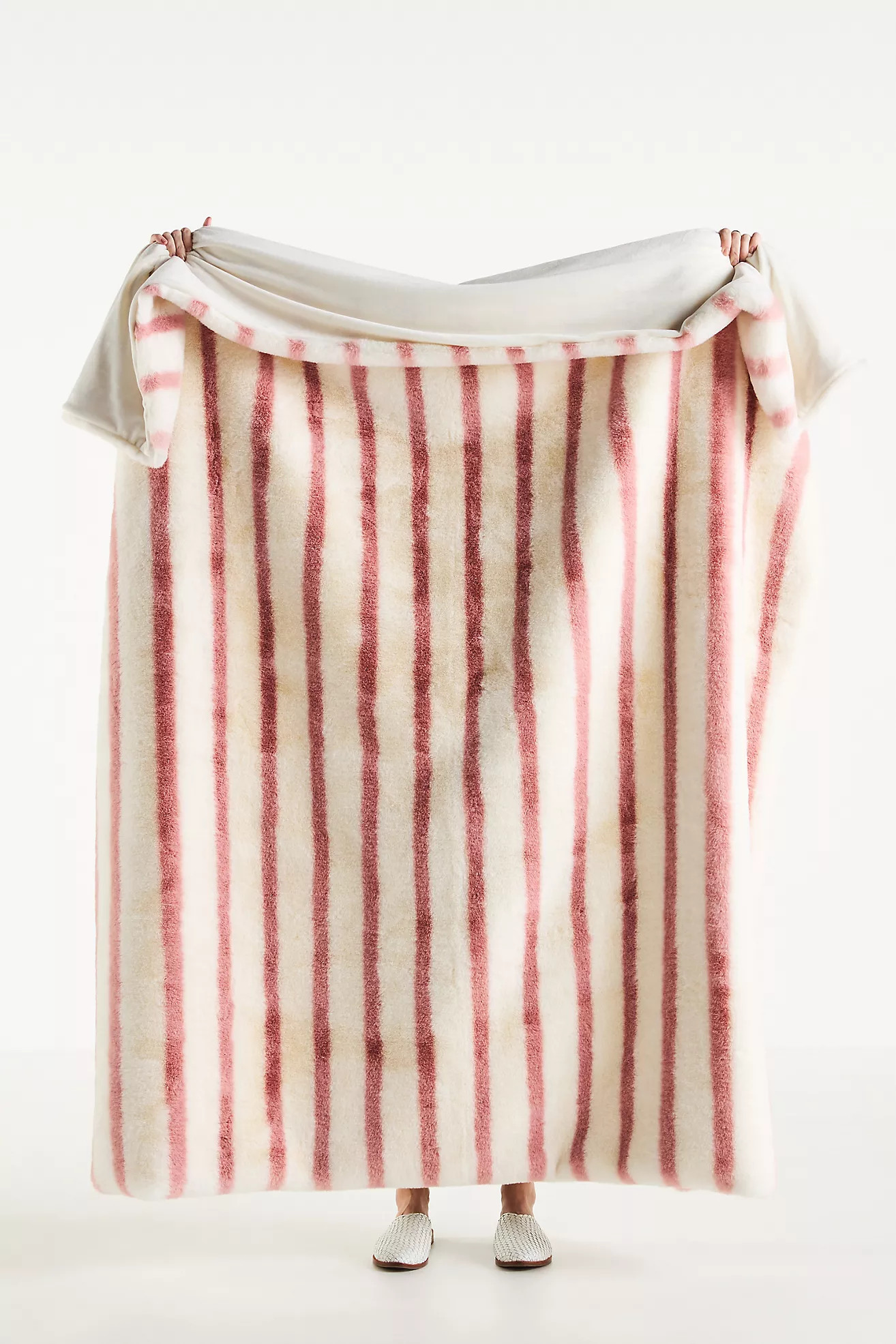 The Sophie Faux-Fur Throw Blanket | Anthropologie (US)