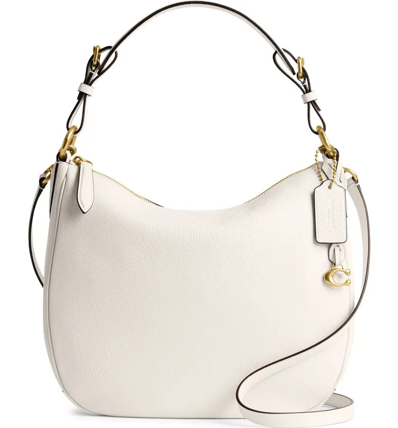 Polished Pebble Leather Shoulder Bag | Nordstrom