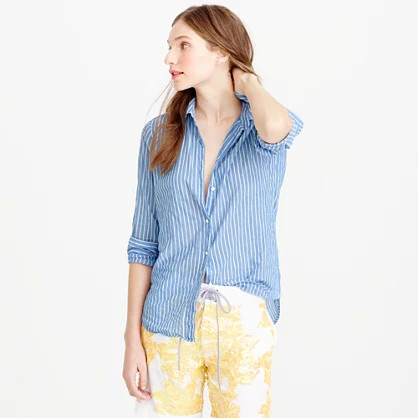 Boy shirt in tidewater stripe | J.Crew US