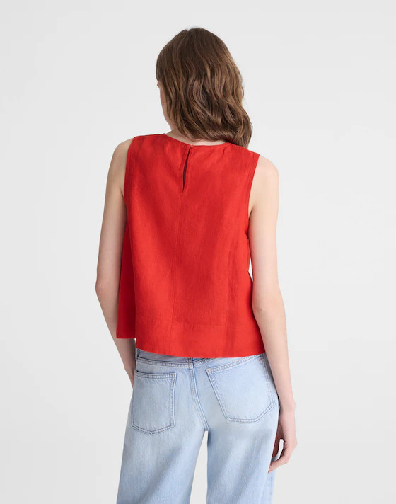 Shell Top in 100% Linen | Madewell