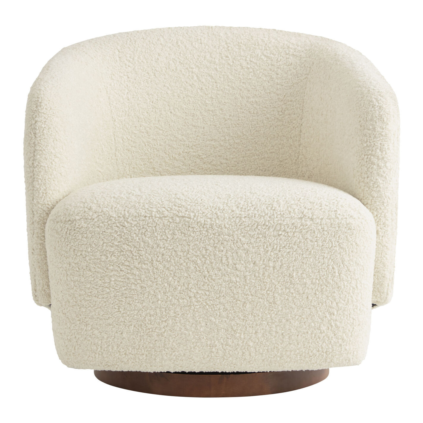 Sophie Upholstered Swivel Chair | World Market