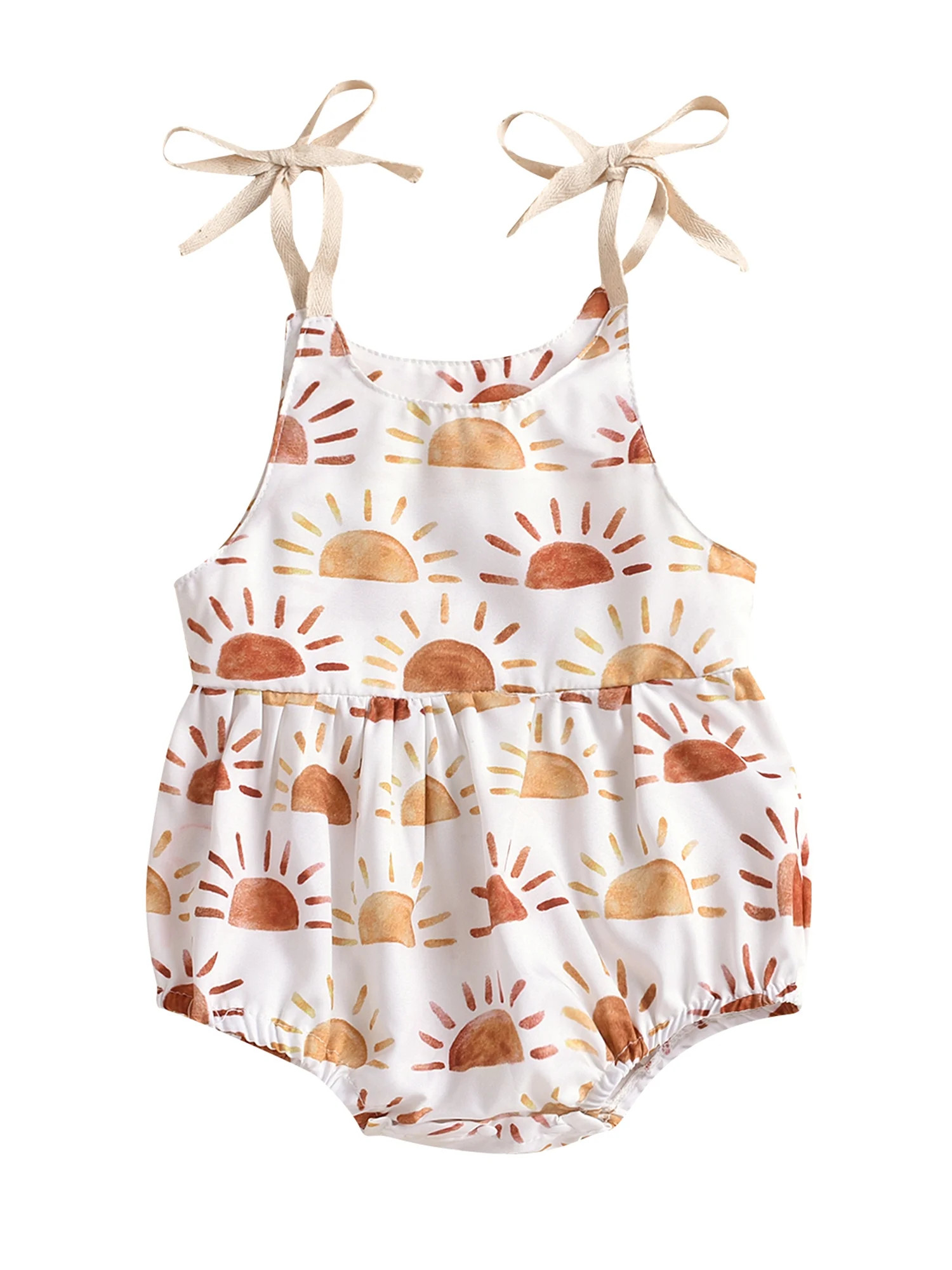 Infant Newborn Baby Girl Floral Romper Kids Spaghetti Strap One Piece Jumpsuit Shorts Toddler Sum... | Walmart (US)