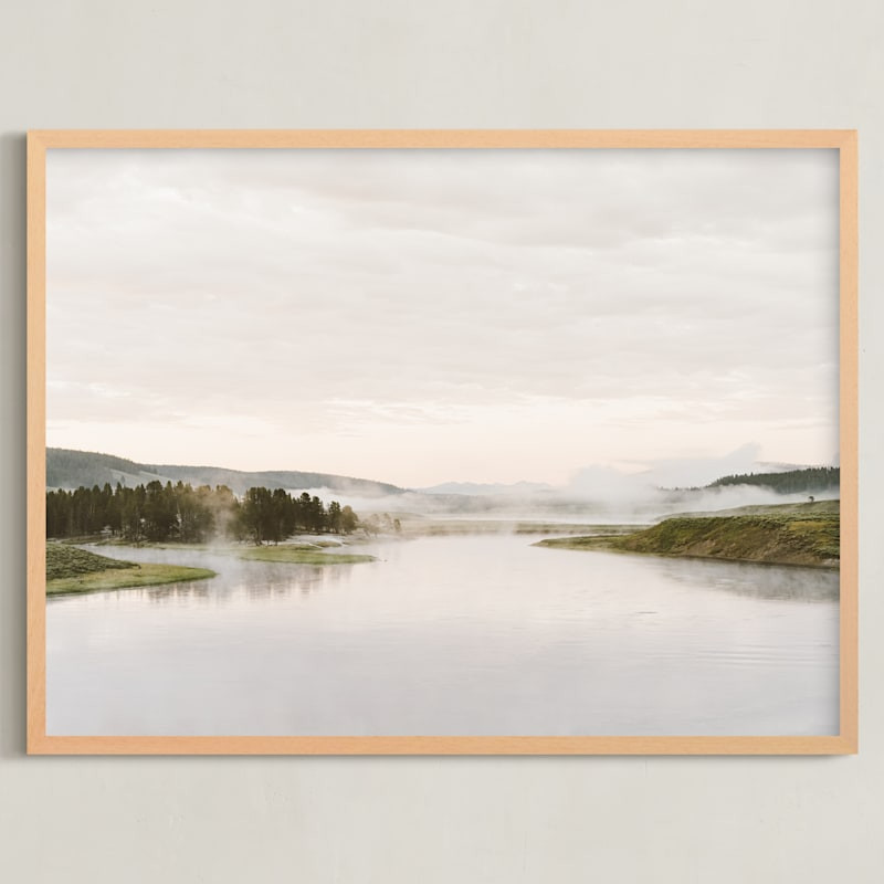 "Misty lake" - Limited Edition Art Print by Kamala Nahas. | Minted