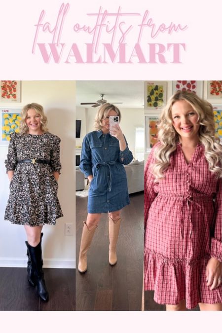 Fall outfits from Walmart! 😍💕🍂

Walmart fall outfit Walmart fall dresses Walmart fall transition Walmart fall fashion 

#LTKCon #LTKGiftGuide #LTKSeasonal
