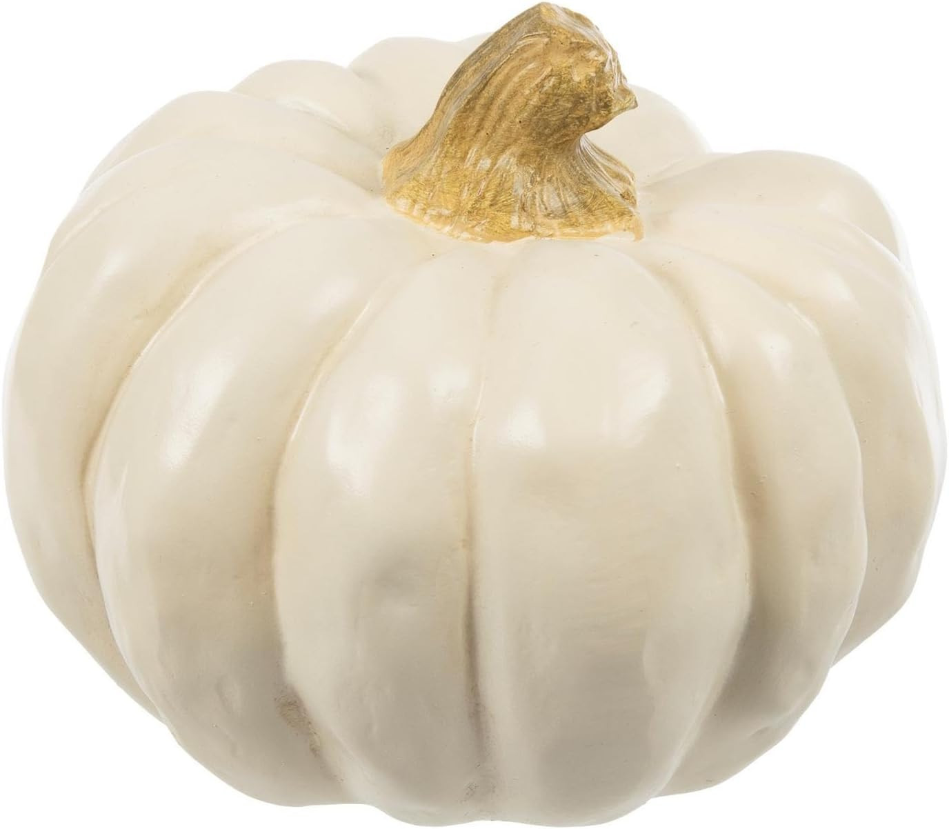 Hobby Lobby Dimpled Resin Pumpkin, Cream and Brown | Amazon (US)