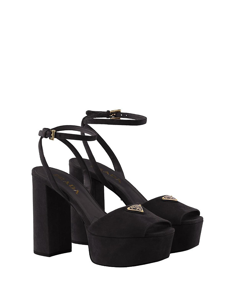 Prada Women's Suede Platform Sandals | Bloomingdale's (US)