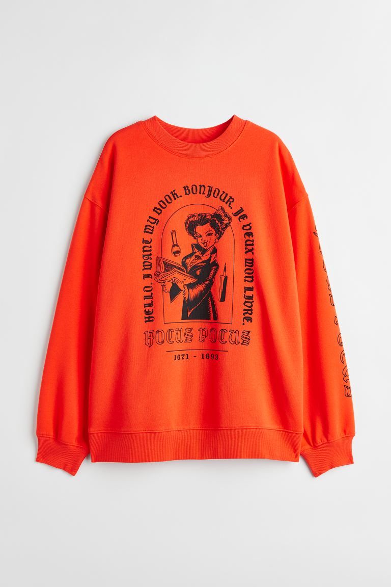 Printed Sweatshirt | H&M (US + CA)