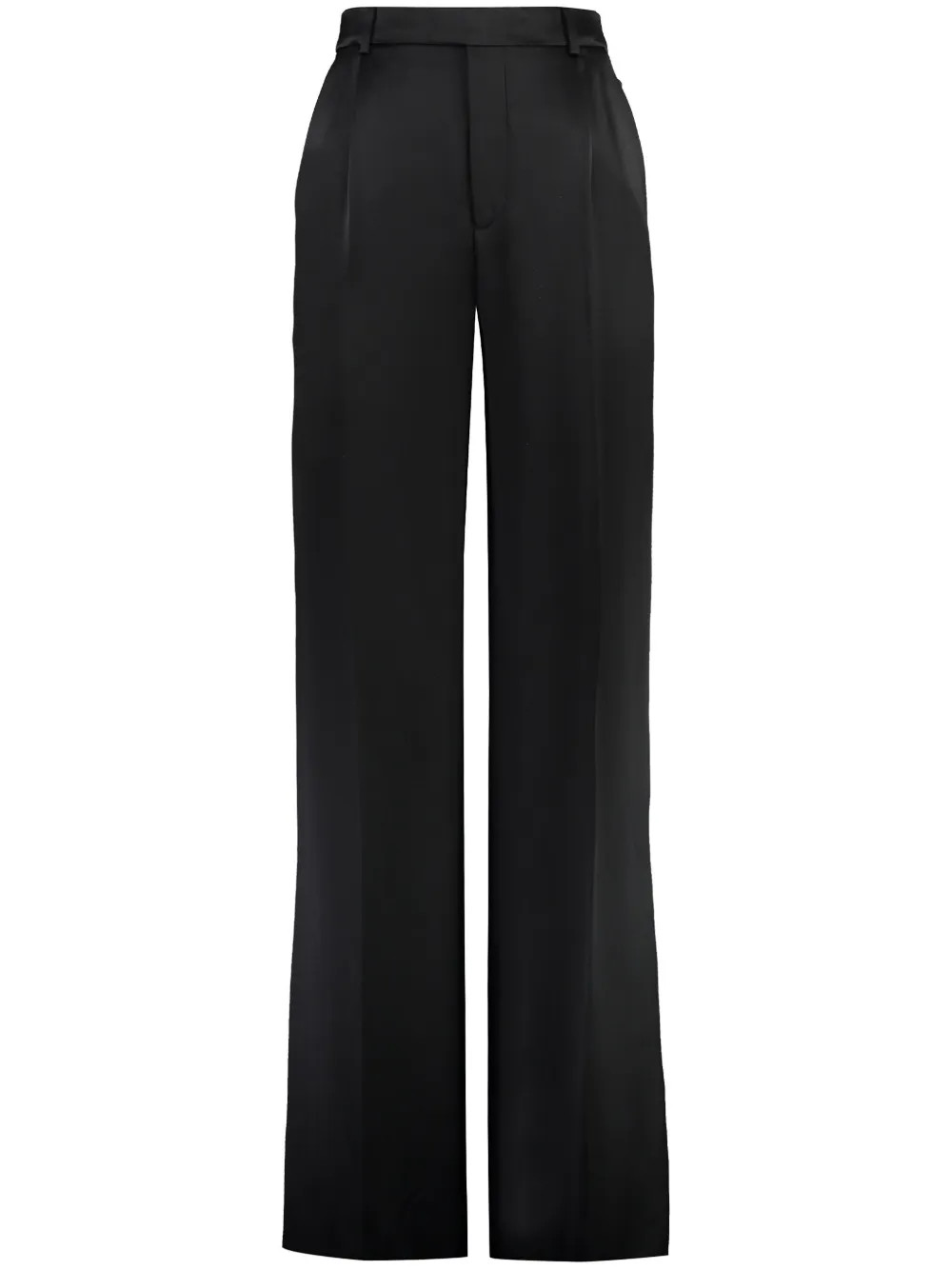 Saint Laurentpleated straight trousers | Farfetch Global