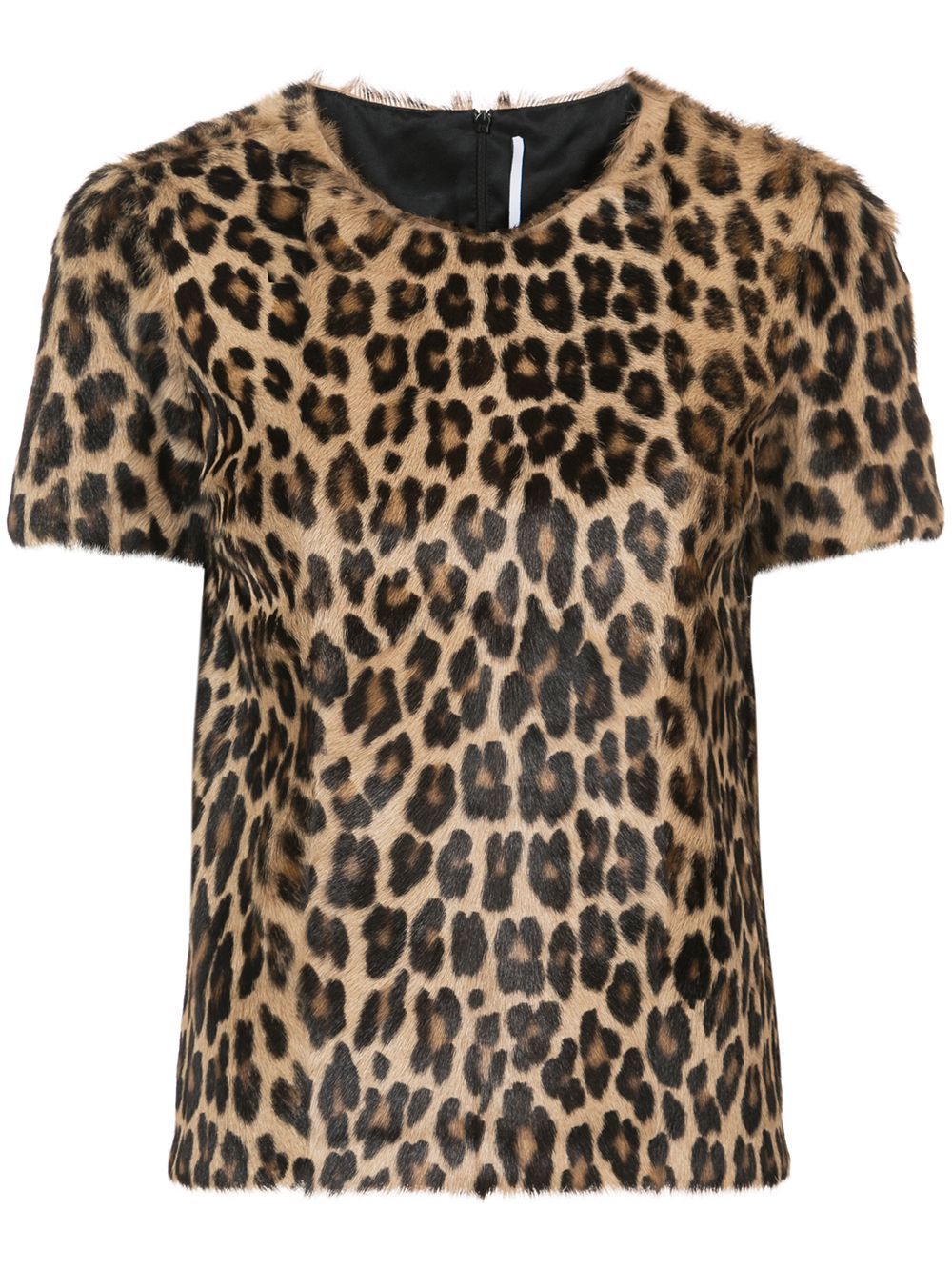 Rosetta Getty leopard print T-shirt - Brown | FarFetch US