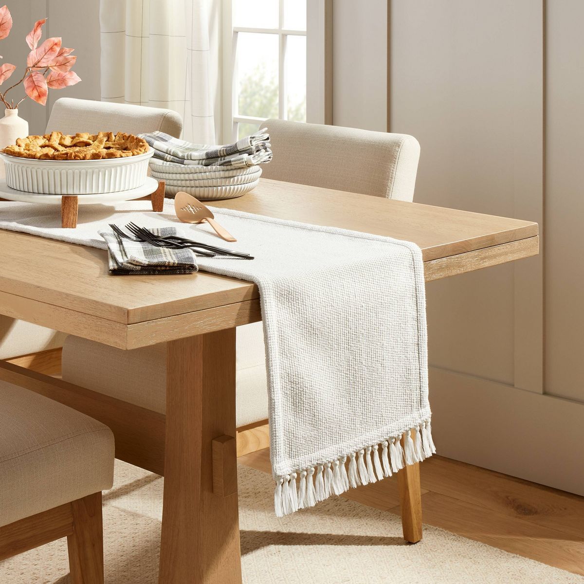 Pebble Textured Woven Table Runner - Hearth & Hand™ with Magnolia | Target