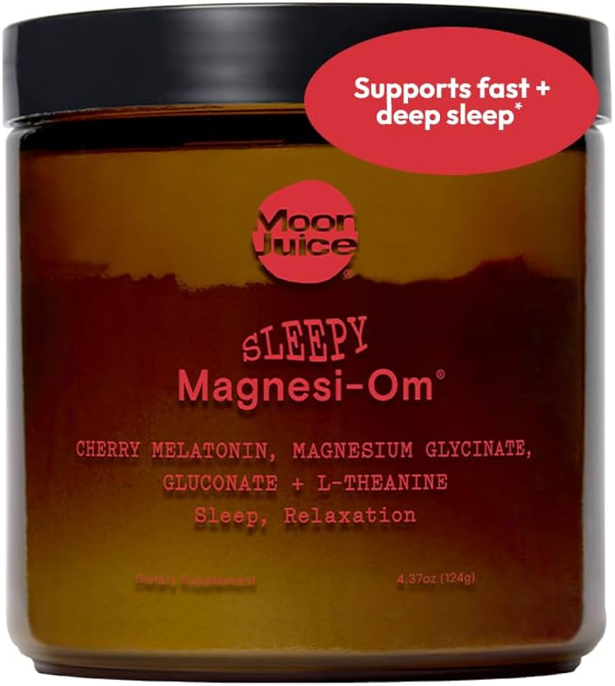 Moon Juice, Sleepy Magnesi-Om, Magnesium + Melatonin, Cherry, 35 Servings | Amazon (US)