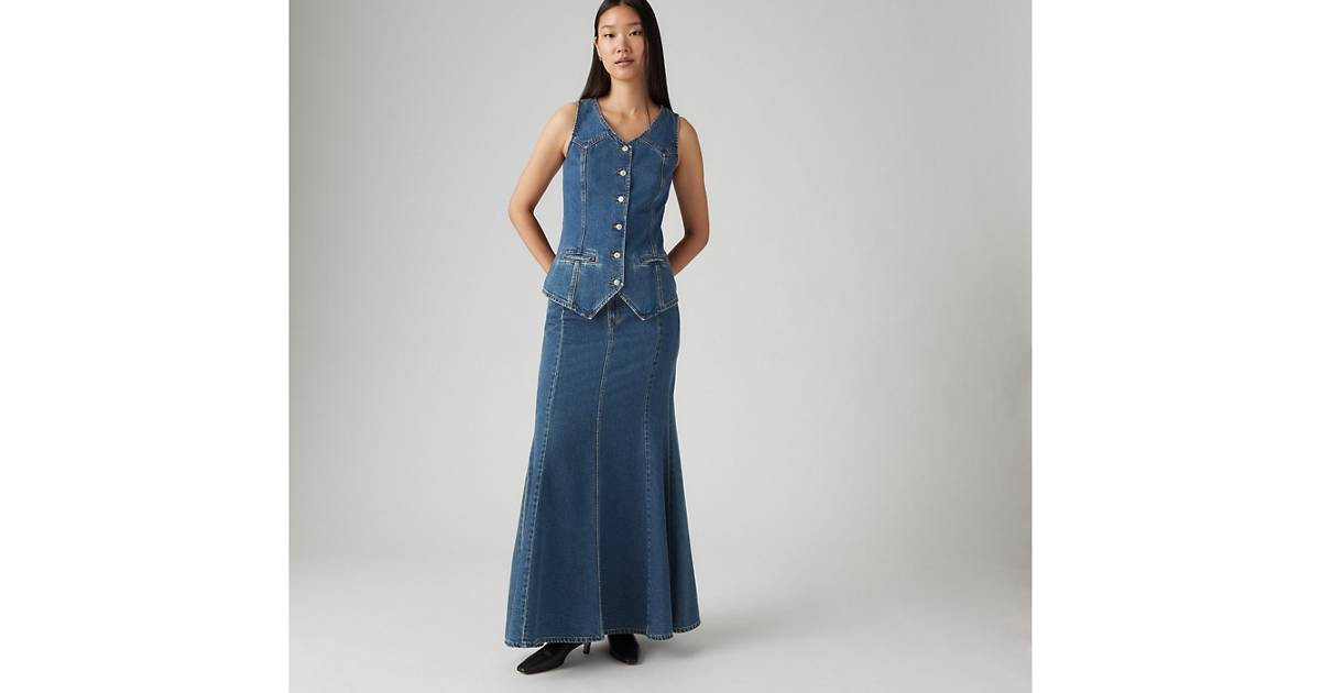 Longline Denim Vest - Dark Wash | Levi's® US | Levi's US