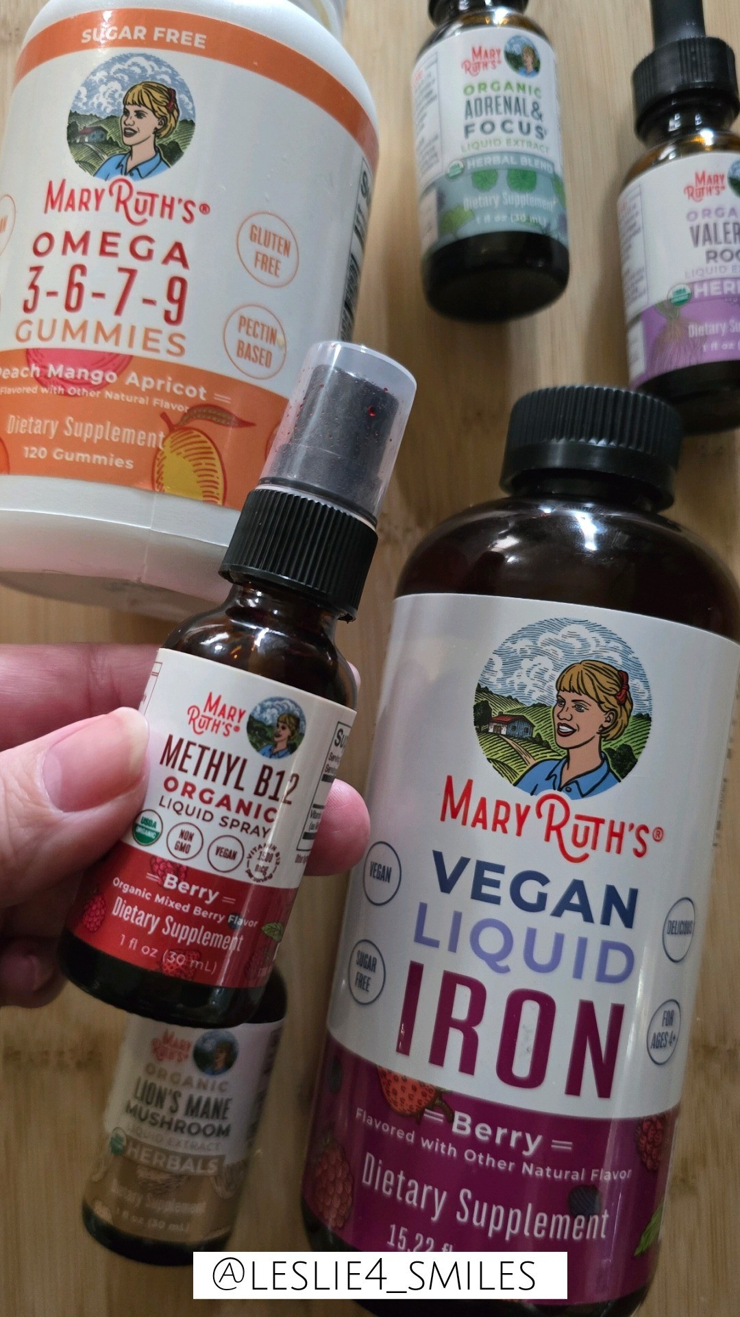 25 to 40% off 🌱 Big Spring Sale on MaryRuth Organics I take & love 🫶 My methyl B12: two sprays each morning along with my B complex [not shown here in pic oops] *(b vitamins work better together when in complex with one another) I take one Omega 3 gummy each morning. Iron each morning & it's helped me TREMENDOUSLY with my low iron anemia (my dr was very impressed with my recent lab work- I'm currently IN normal RANGE now 🙌 -- I was always very low & under in my iron levels for years.) This Adrenals/focus helps my adhd imho so I also take this each morning too. Valerian root at nighttime before bedtime 🌙 I do Lions Mane mushroom each morning too. ●●● As ALWAYS, consult your doctor with any questions/ concerns you have. I always recommend that you do your own research & only take supplements your body actually needs and not just bc someone said to or bc it works for them. Look for your root causes specific to YOU & your ailments, be sure it doesn't interfere with any current medications you might already be taking and dont take vitamins your body doesn't need imho. Taking too many vitamins and supplements isn't a competition or something to be rewarded imo. It can be really hard on our liver when we're taking too many supplements or megadosing. I take the elderberry & vitamin c seasonally during cold & flu season - I always want to eat my vitamins in food form as much as possible & then supplement when I know I'm not getting enough in my meals, essentially #organic vitamins sale #whole body wellness #lifestyle naturopath #be good to our bodies #eat your nutrients whenever possible 👏🍽🫶 #eat to fuel our bodies #fiber protein anti inflammatory healthy fats eating lifestyle #over40  #adrenals cortisol #premenopause #premenopausal over50 #gmo free organic sugar free #wellness #Amazon sale

#LTKOver40