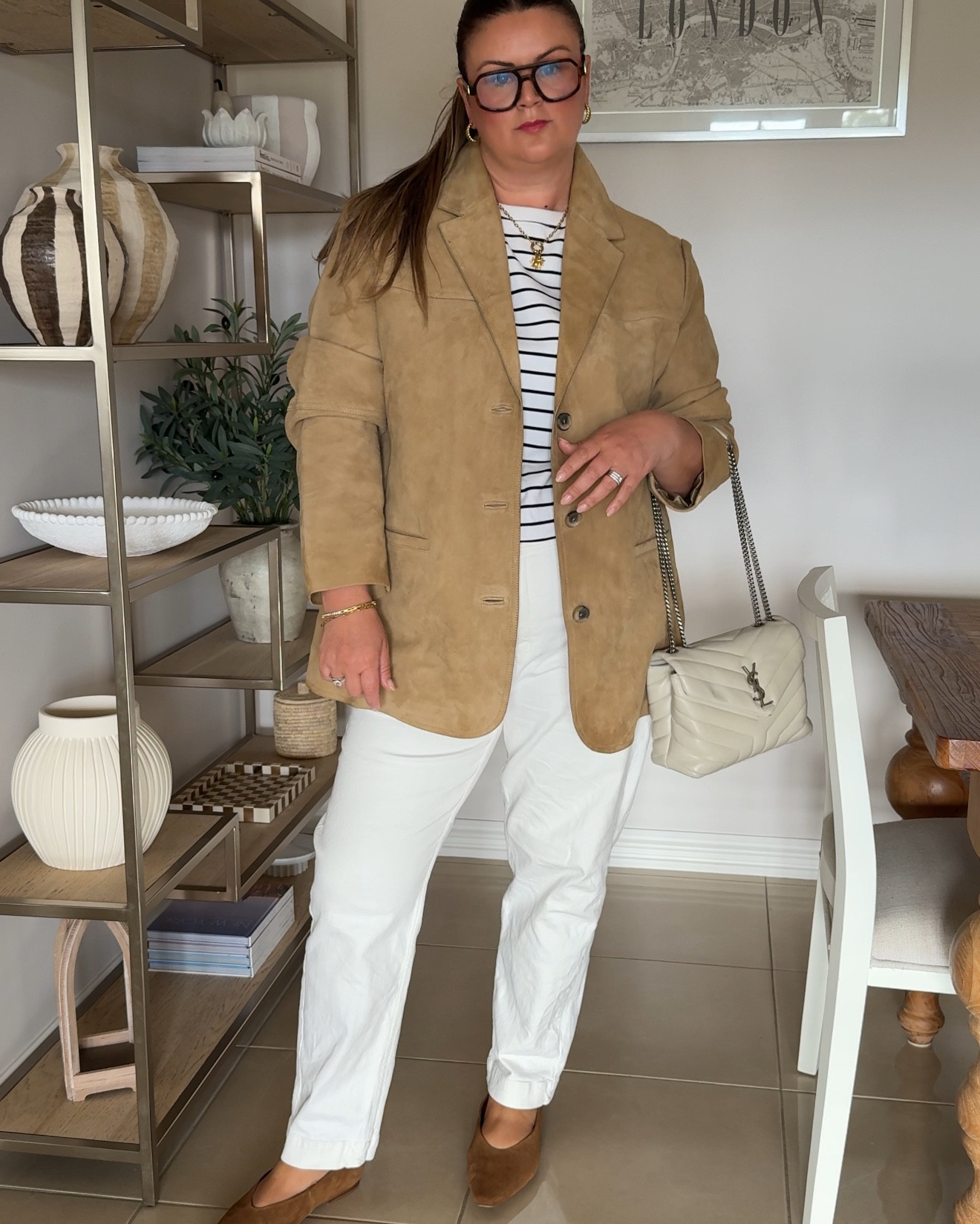 My winter uniform 🍂 Blazer currently on sale for $240! This suede blazer will be my go to for the season. Sizing || Blazer 16 (oversized for definitely size down if you want a more fitted look. I’m usually a 14. 

#LTKaustralia #LTKmidsize #LTKautumn