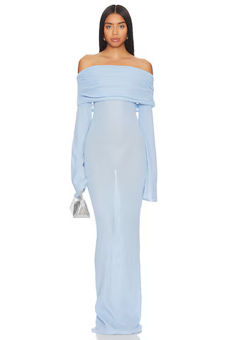 Galleria Maxi Dress in Powder Blue | Revolve Clothing (Global)
