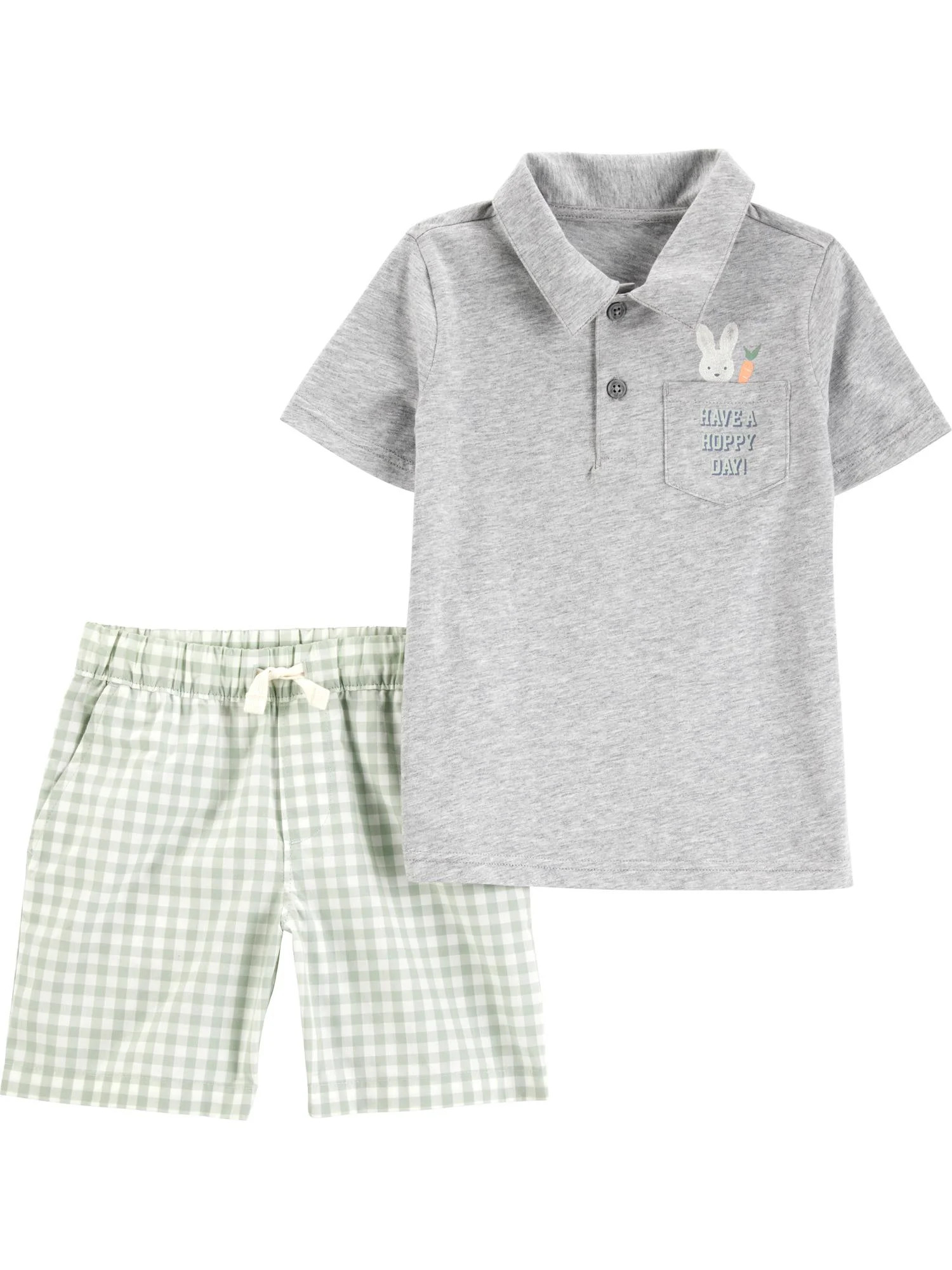 Carter's Child of Mine Toddler Boy Easter Outfit Set, 2-Piece, Sizes 12M-5T - Walmart.com | Walmart (US)